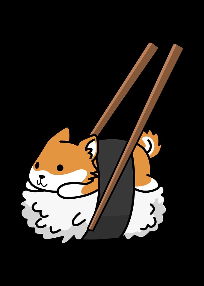 Shiba Inu Nigiri Sushi