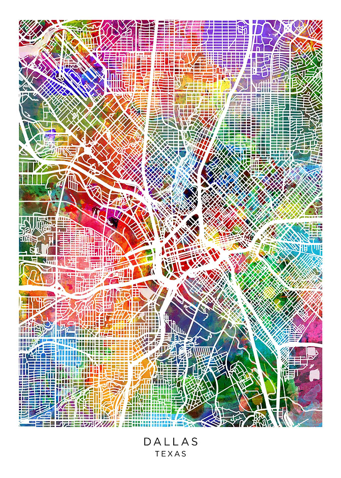 Dallas Texas Map