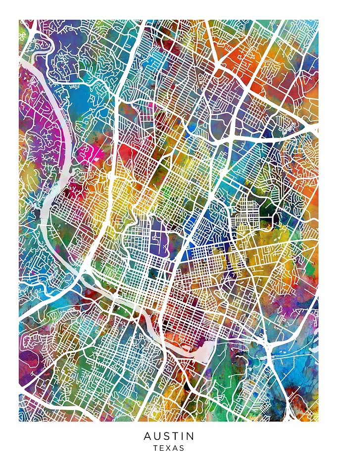 Austin Texas Map