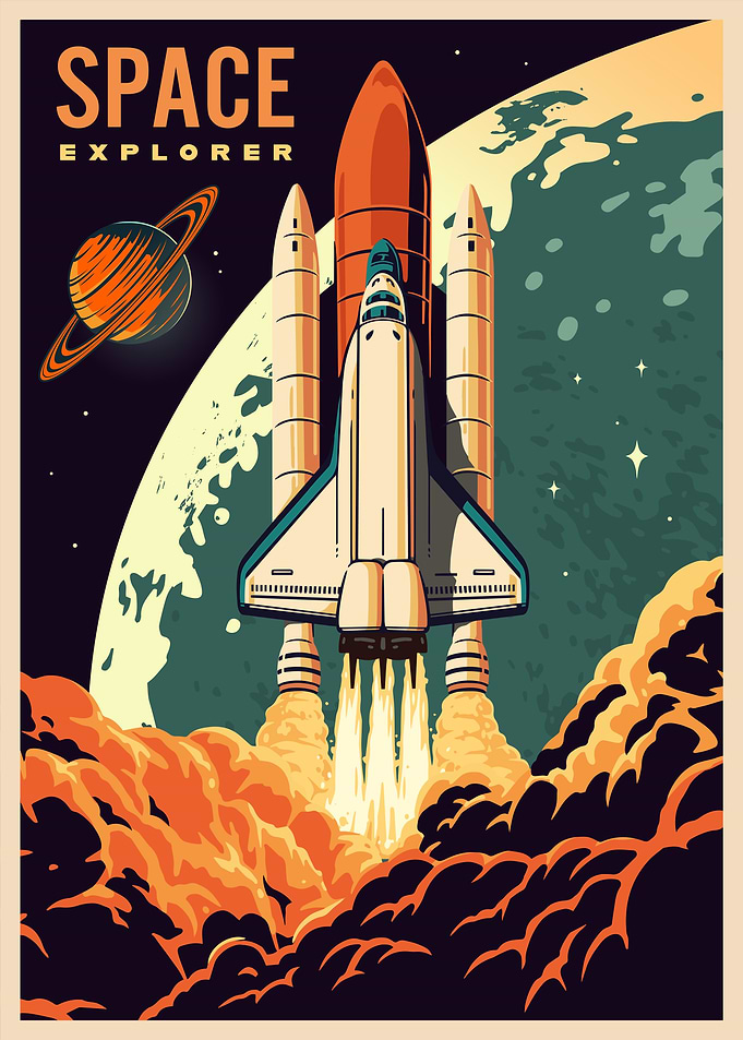 Space Explore Spacecraft