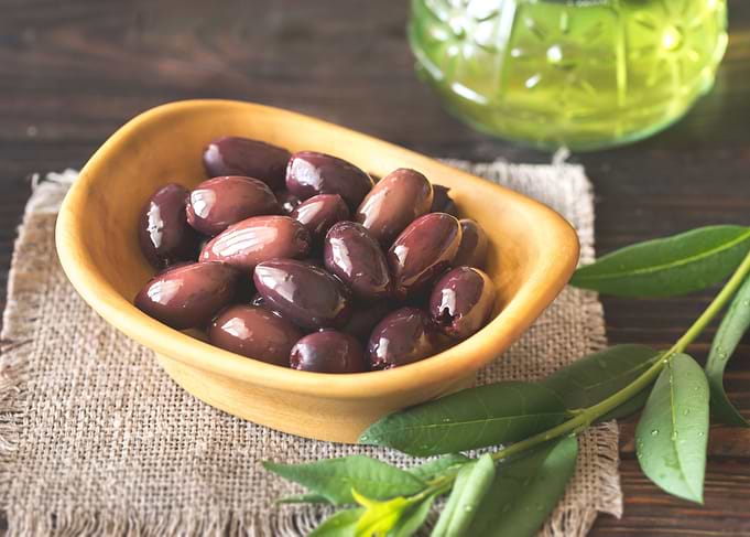 Bowl of kalamata olives