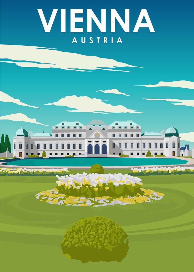 Vienna Austria Travel Art