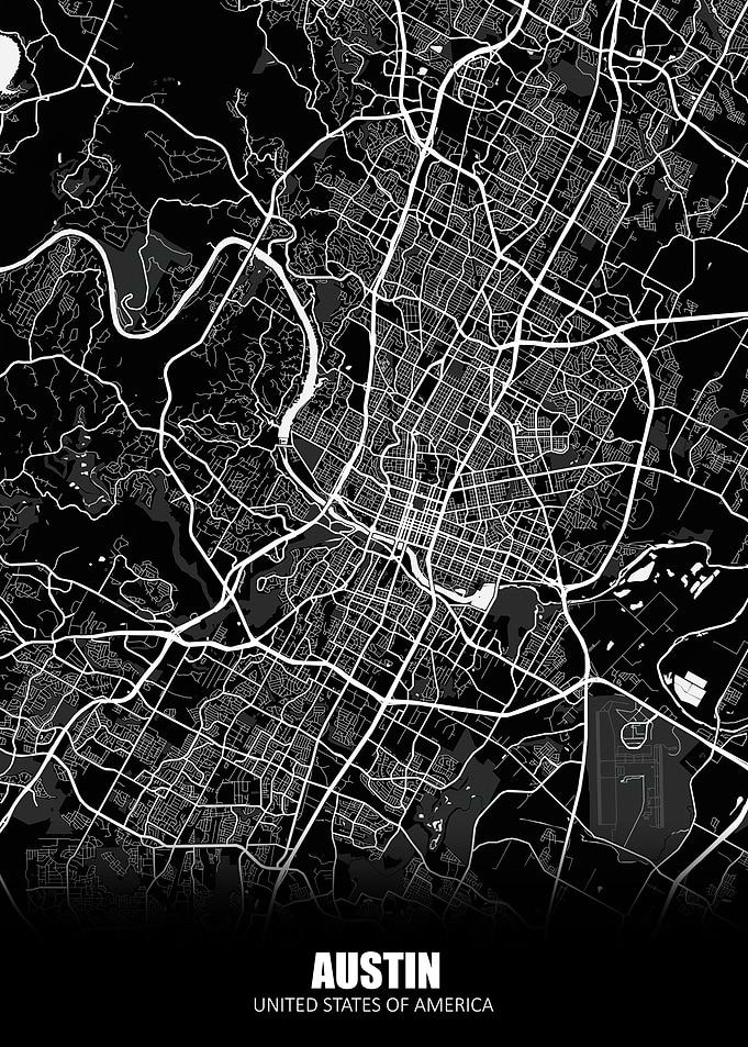Austin USA Map