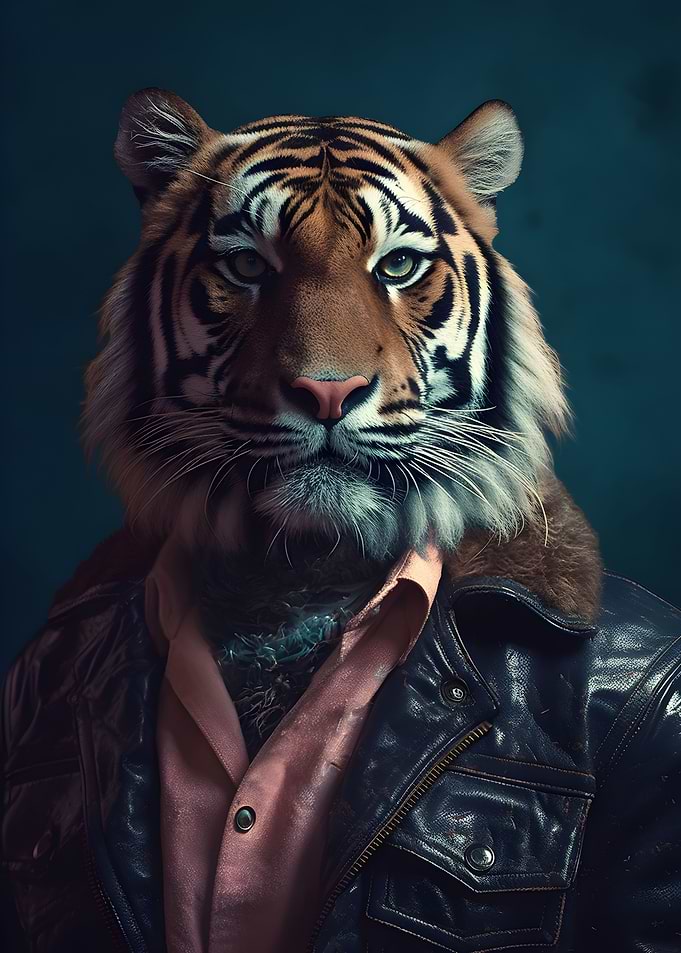 80s Style Tiger