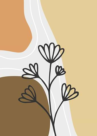 abstract soft leaf