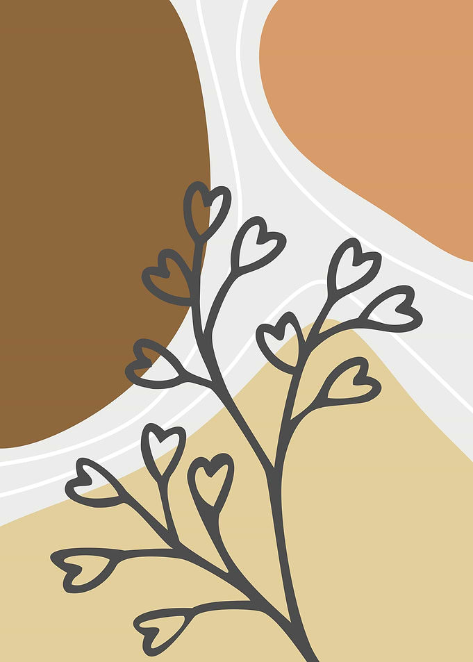 abstract soft leaf