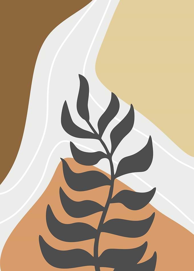 abstract soft leaf