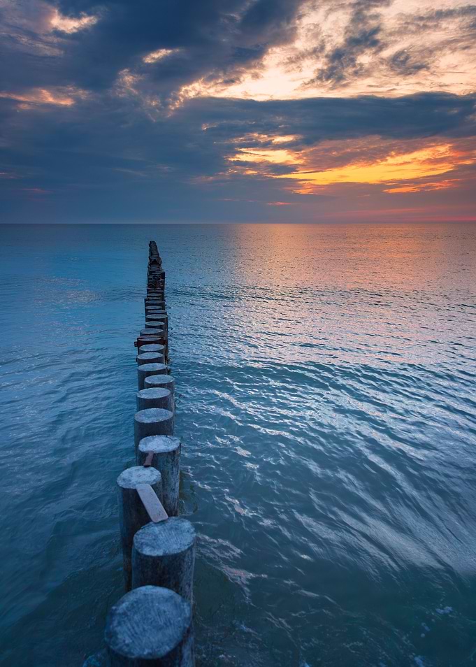 Sunset, Baltic Sea, Poland
