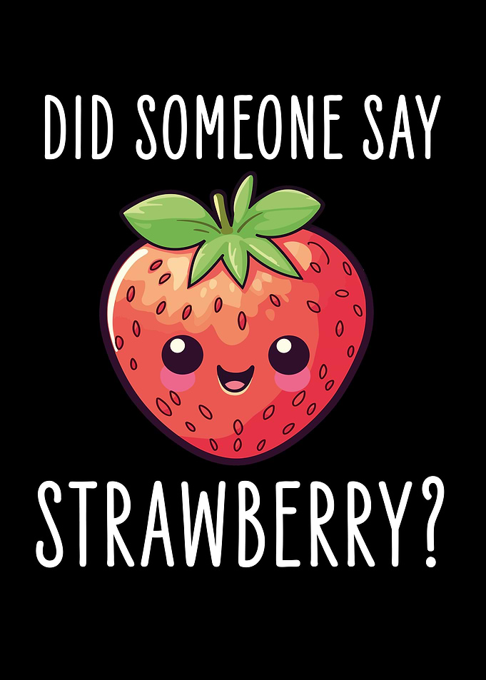 Strawberries Kawaii