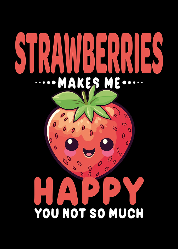 Strawberries Kawaii