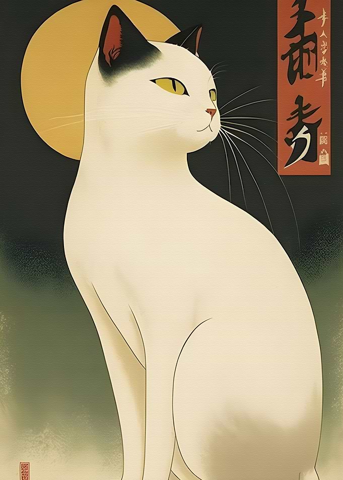 Japanese Cat 1934 Ukiyo