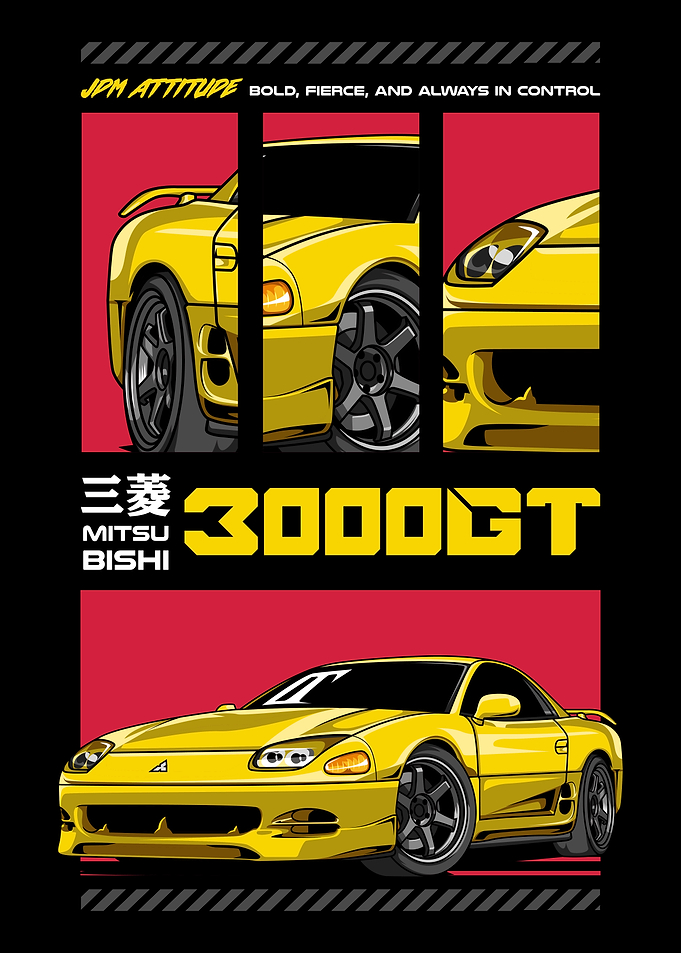 Iconic 3000 GT Car