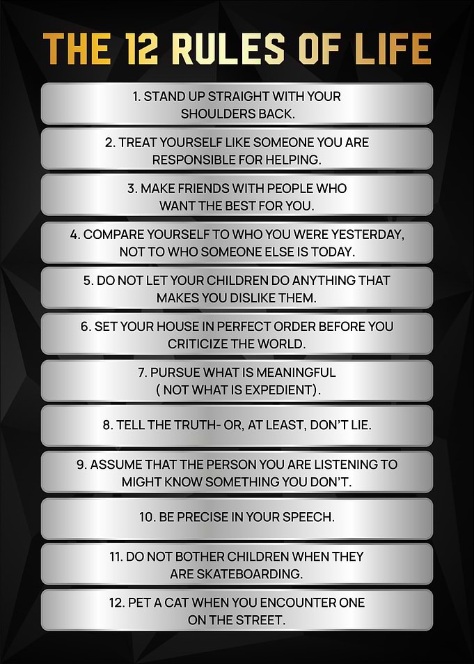 the 12 rules of lifepedro