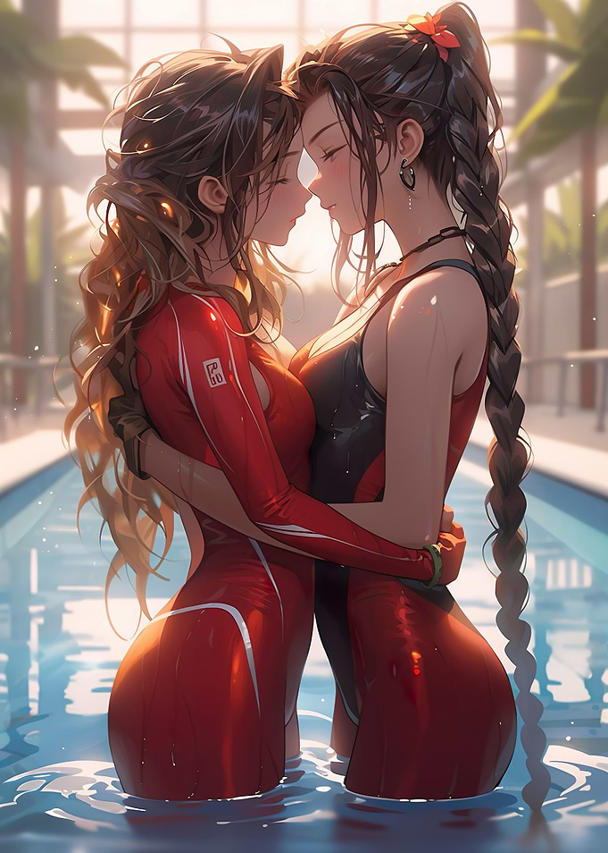 Attractive Pool women
