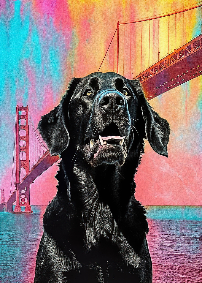 Nightfall Canine Art Print