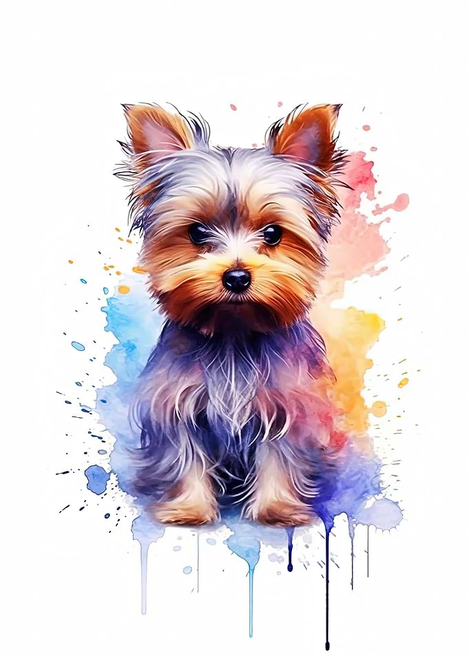 Cute Yorkshire Terrier Dog