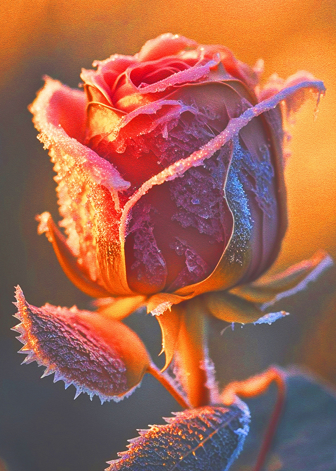 Rose Flower In the morning