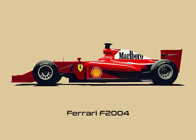 F1 Ferrari F2004