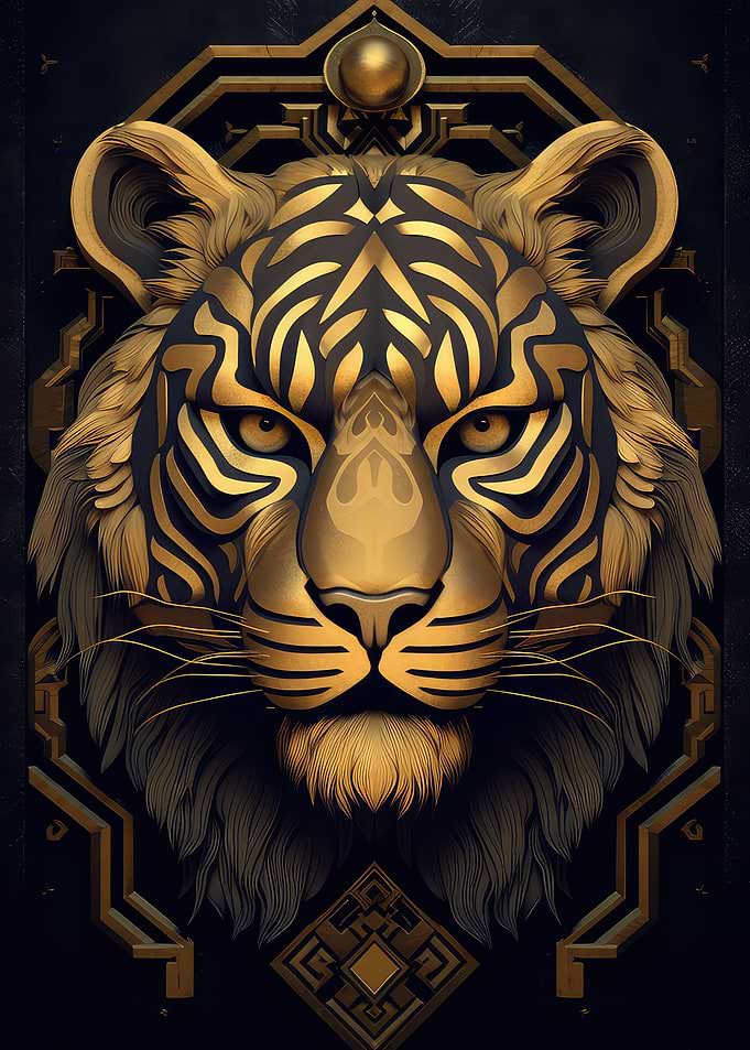 GOLDEN TIGER ART