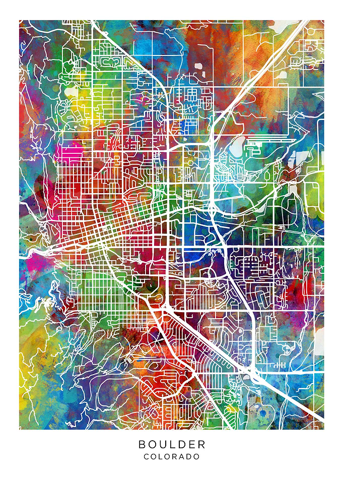 Boulder Colorado Map