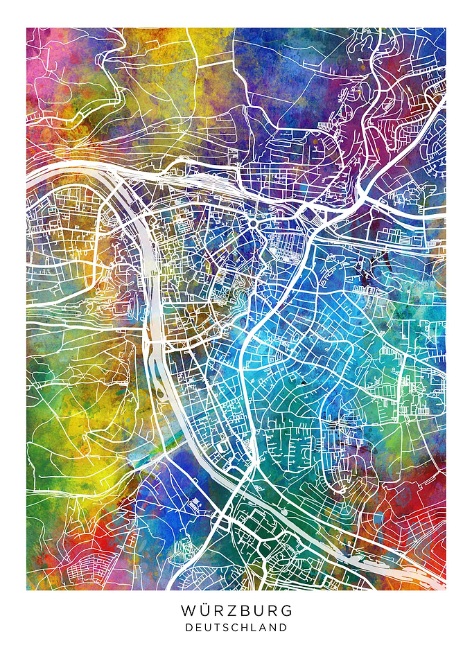 Wurzburg Germany Map
