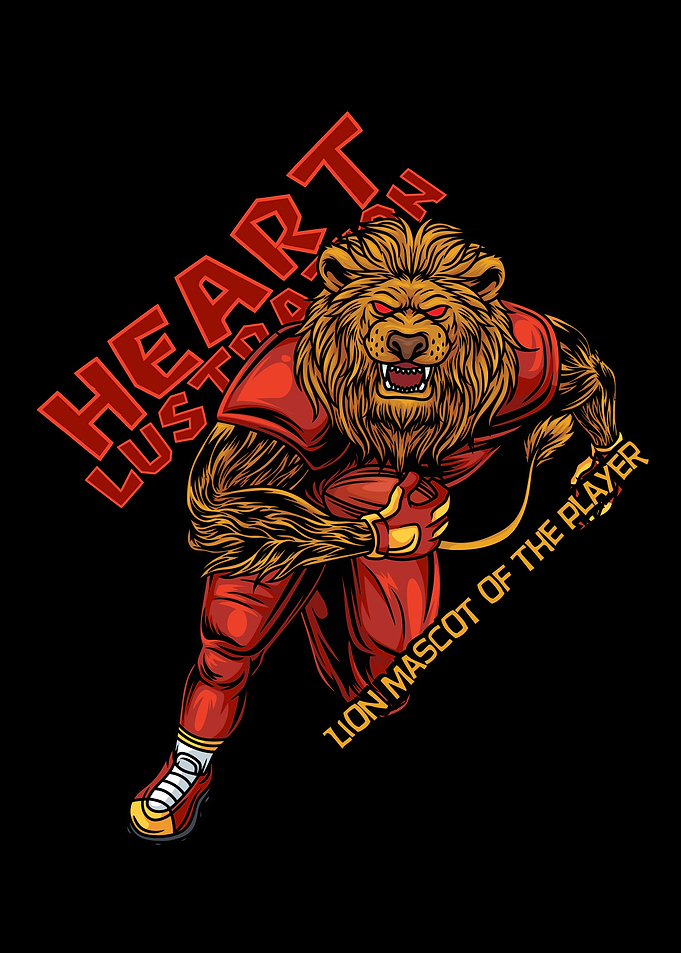 Lion Football Text