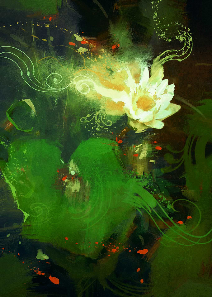 Painting of beatifu Flower