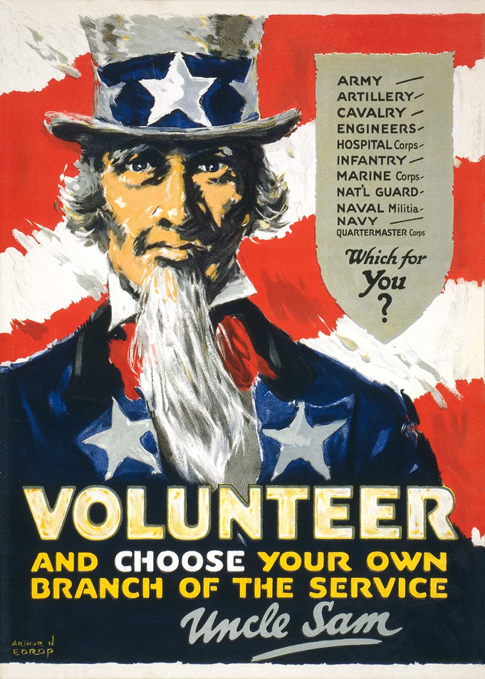 Uncle Sam 1917 poster