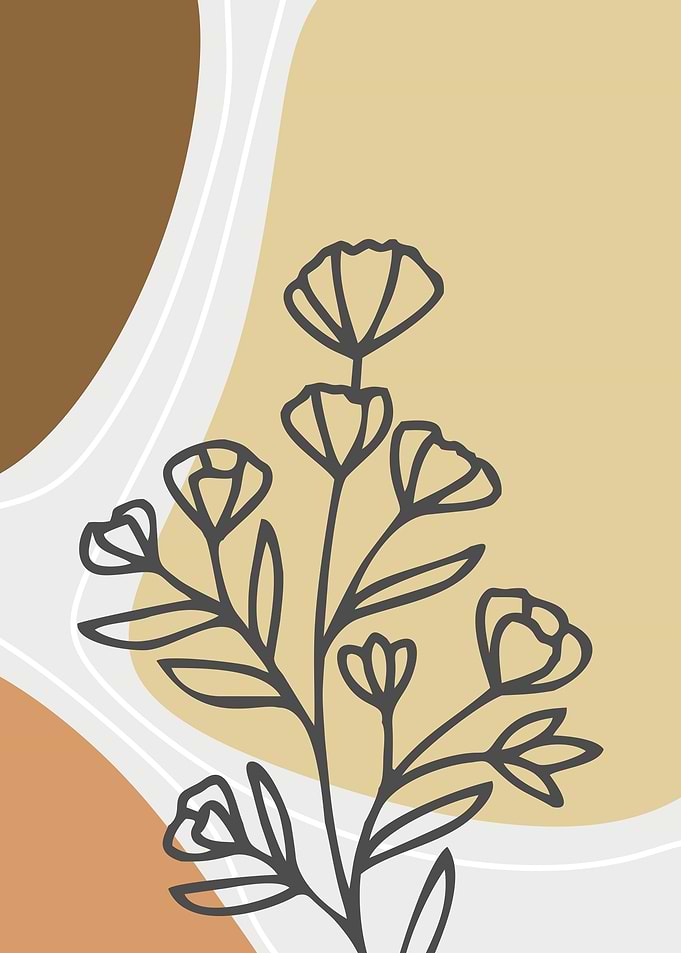 abstract soft leaf