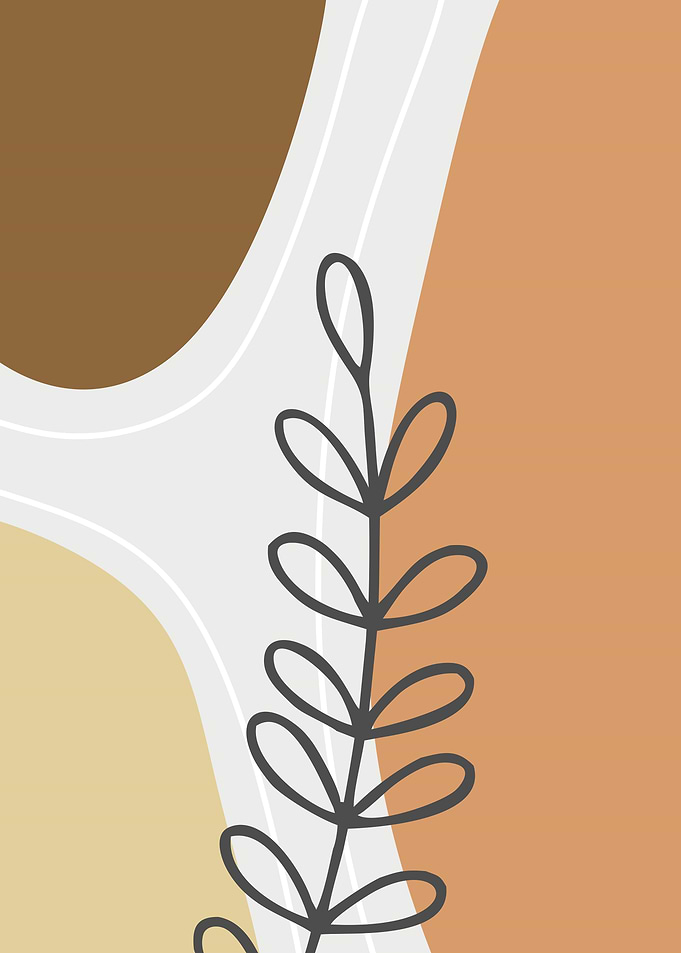 abstract soft leaf