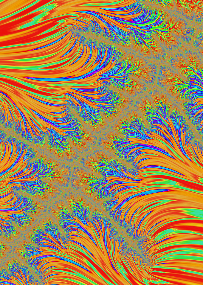 Colorful Funky Fractal Art