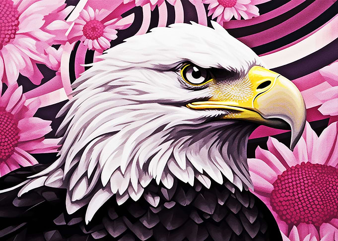 painting of an eagle