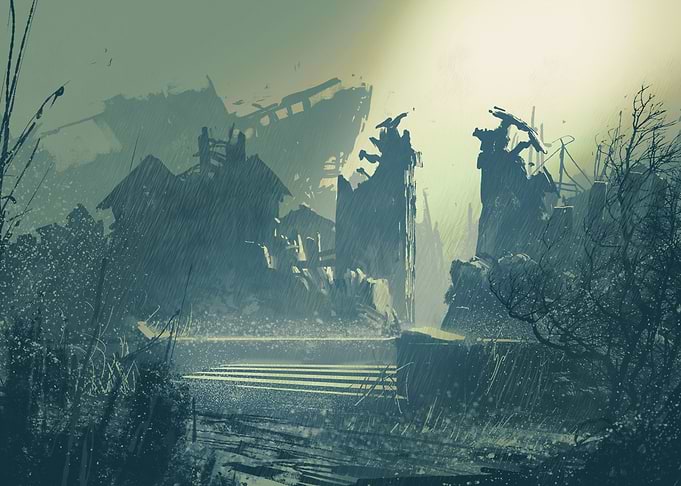 Abandoned city