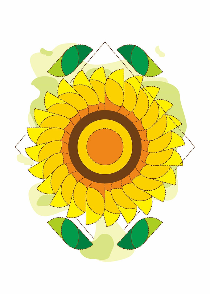 GEOMETRIC SUNFLOWER