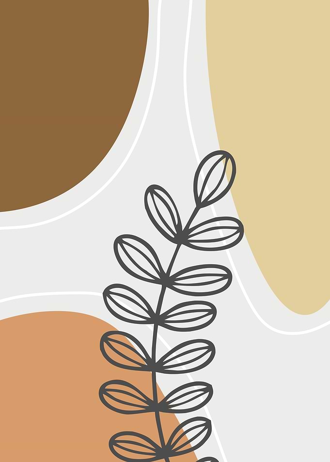 abstract soft leaf