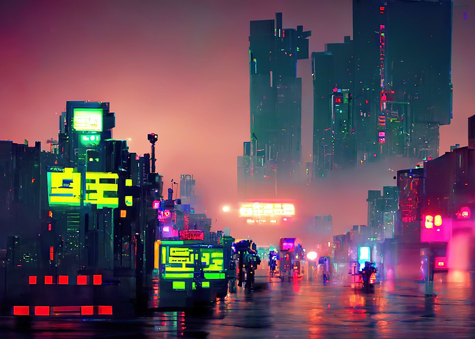 Cyberpunk Neon City