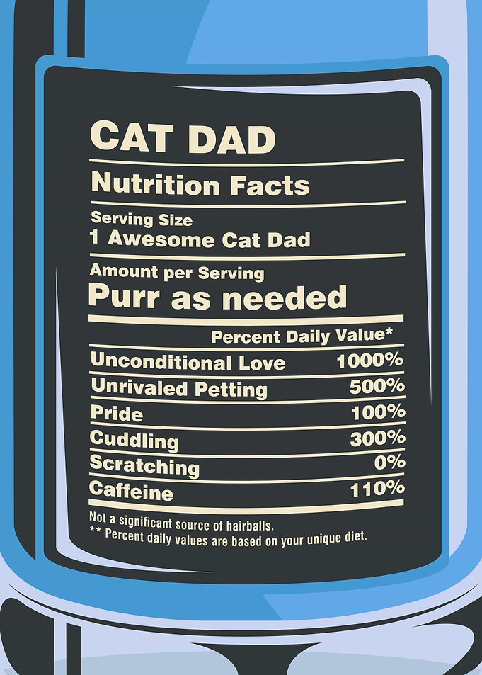 Cat Dad Nutrition Facts