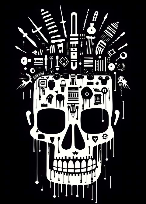 Urban Chic — man cave metal poster