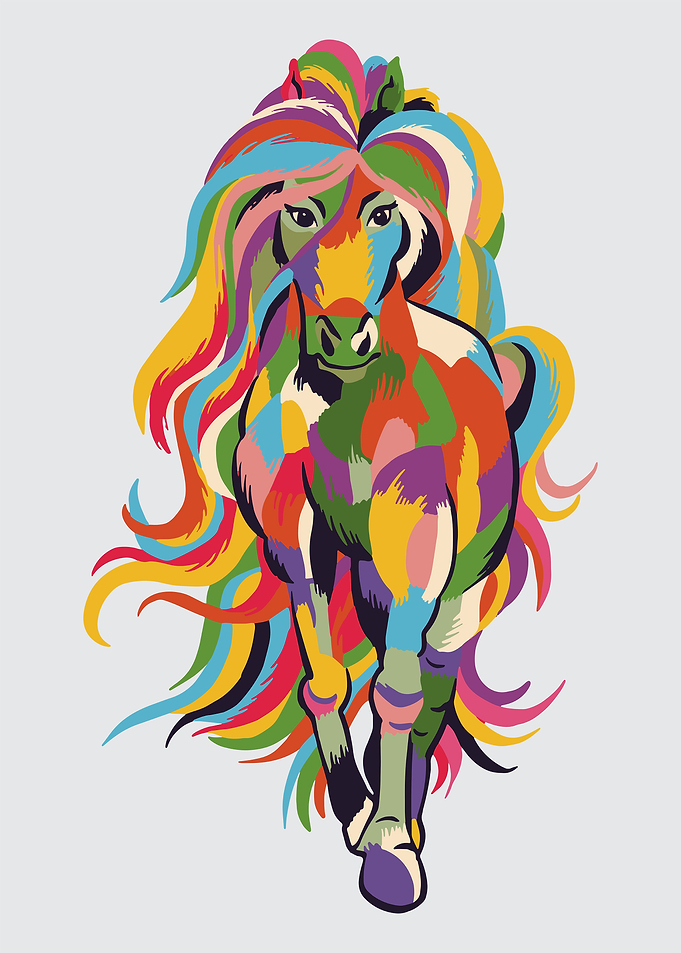 Colorful Horse