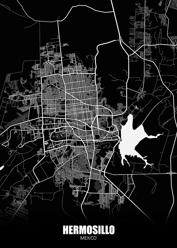 Hermosillo Mexico Map