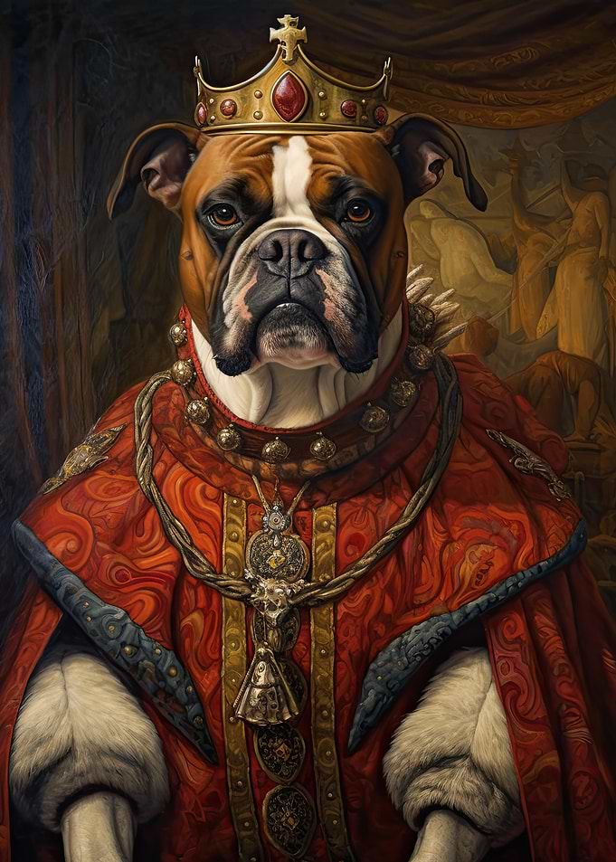 Boxer Dog The King