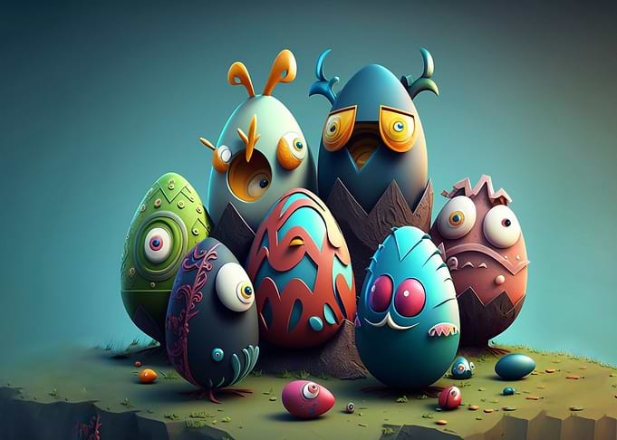 eggs happy