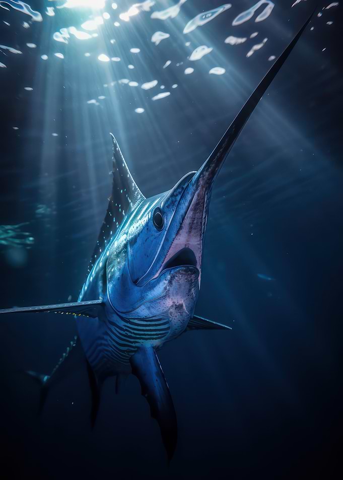 Sleek swordfish
