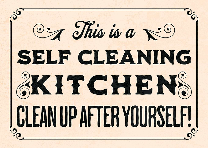 Self Cleaning Kitchen