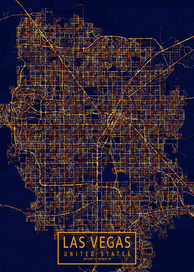 Las Vegas City At Night