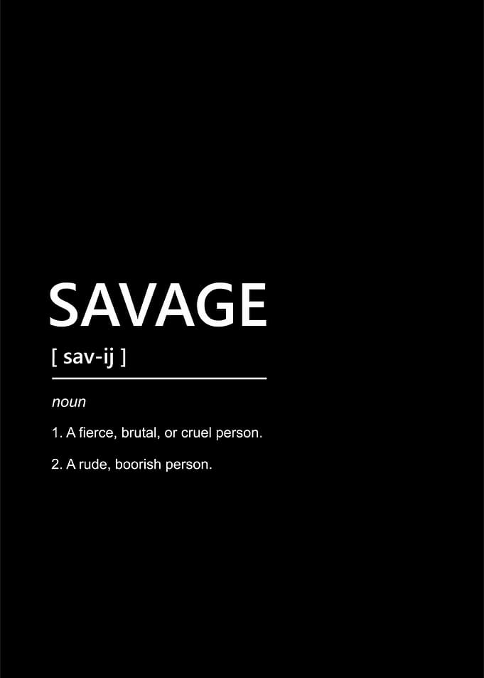 savage meaning