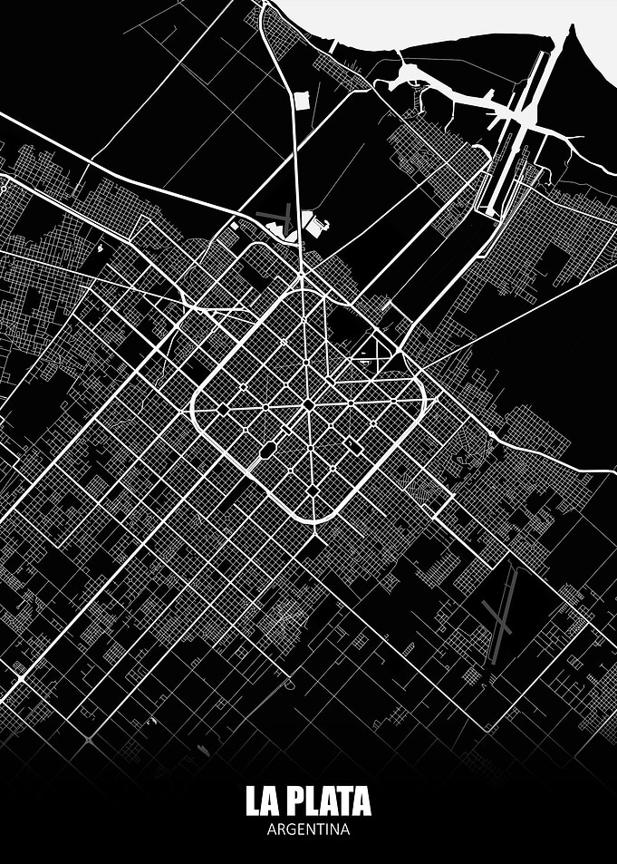 La Plata Argentina Map