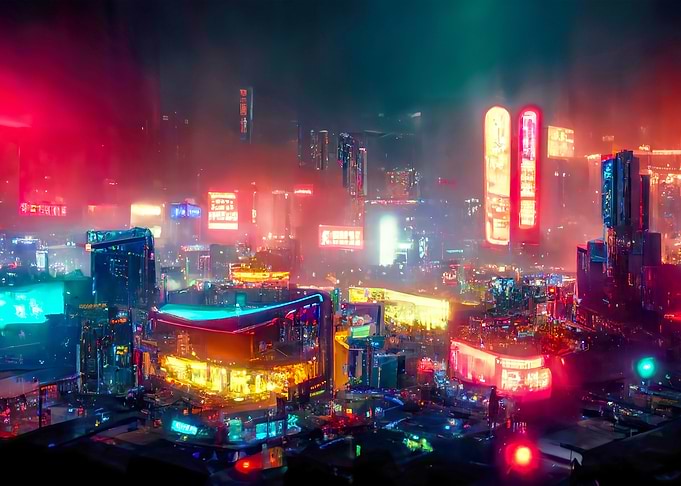 Cyberpunk Neon City