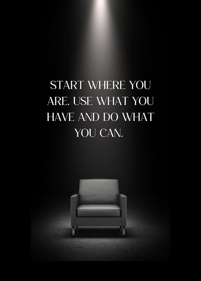 start where you are