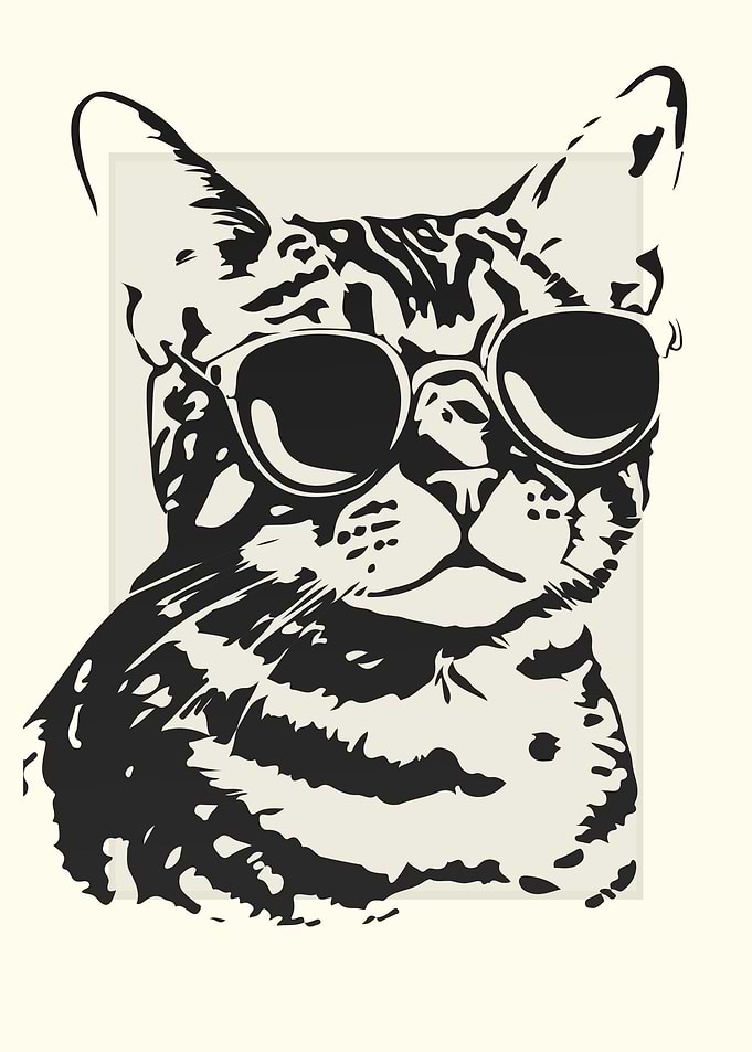 Bengal Cat Illustration
